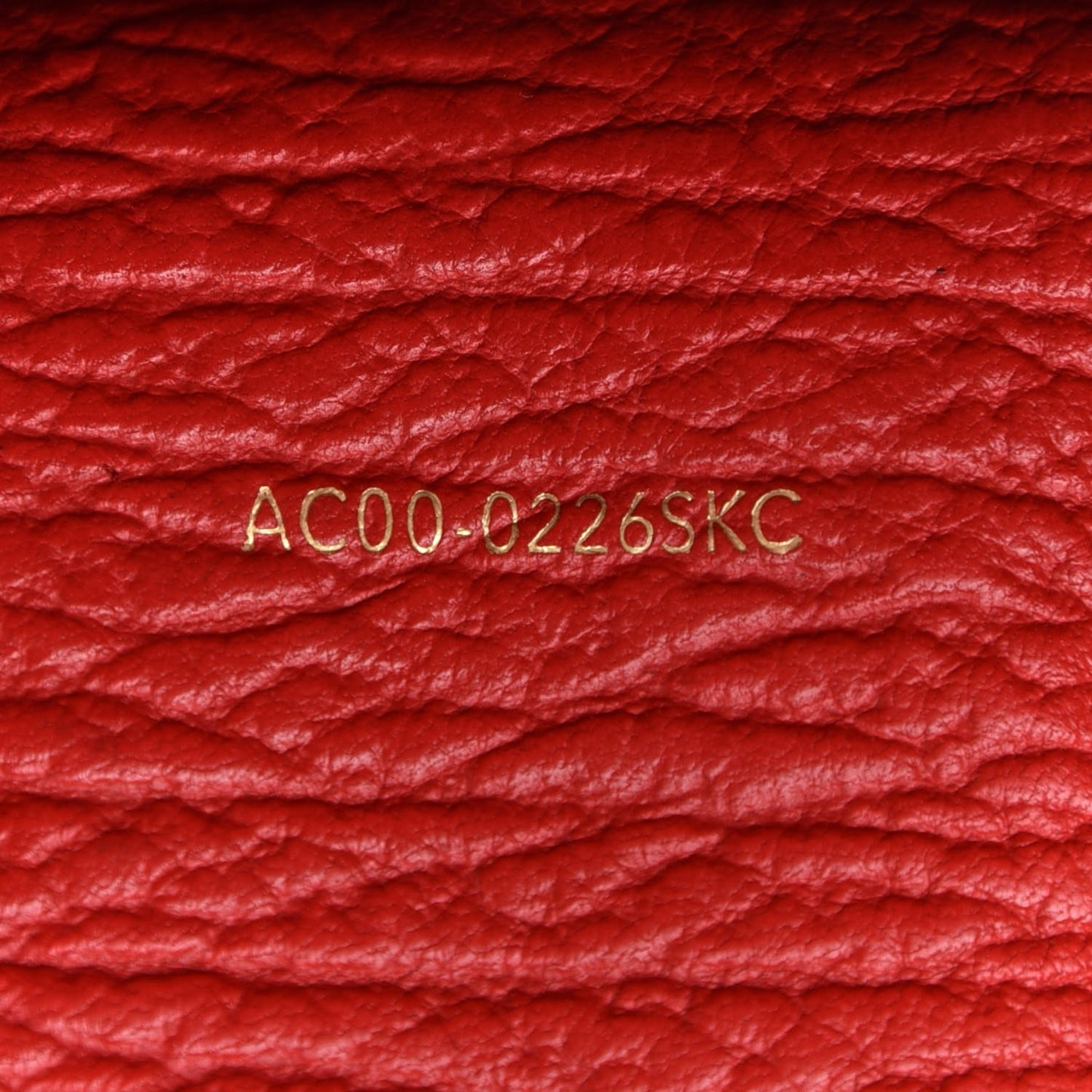 Textured Calfskin Mini Pashli Satchel Red