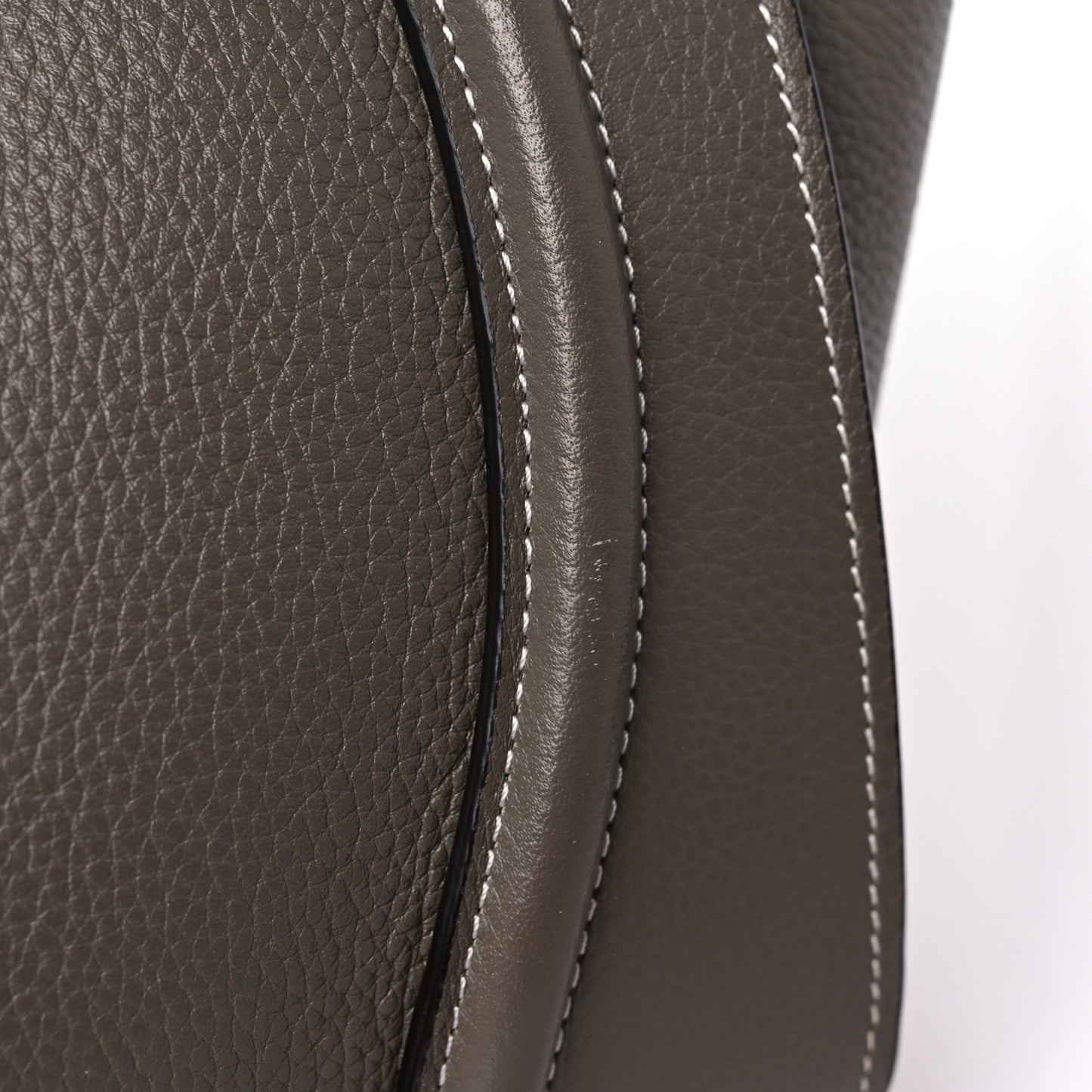 Drummed Calfskin Mini Luggage Souris