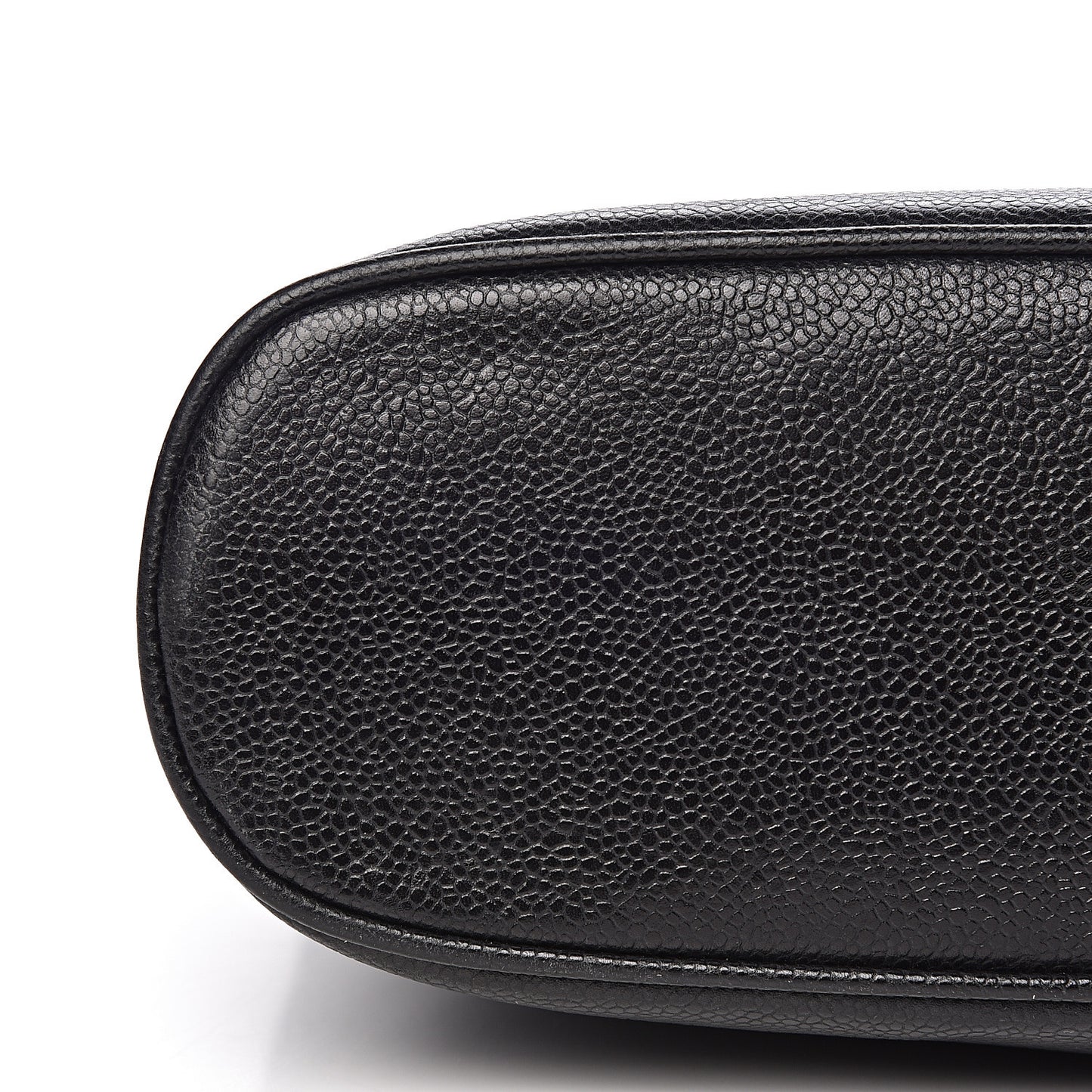 Caviar Large CC Shoulder Bag Black