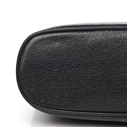 Chanel Caviar Large CC Shoulder Bag Black 15 of 17