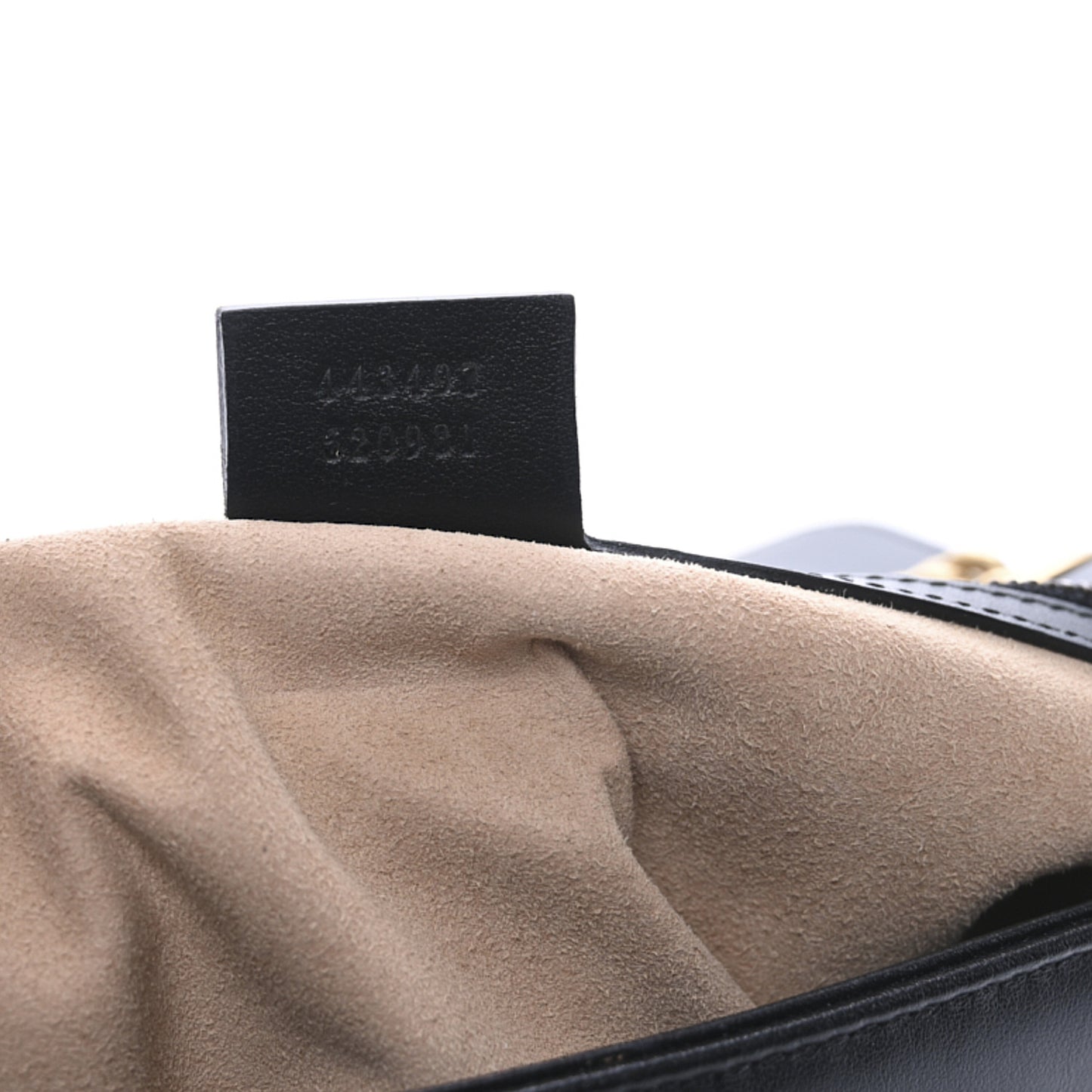 Calfskin Matelasse Small GG Marmont Shoulder Bag Black