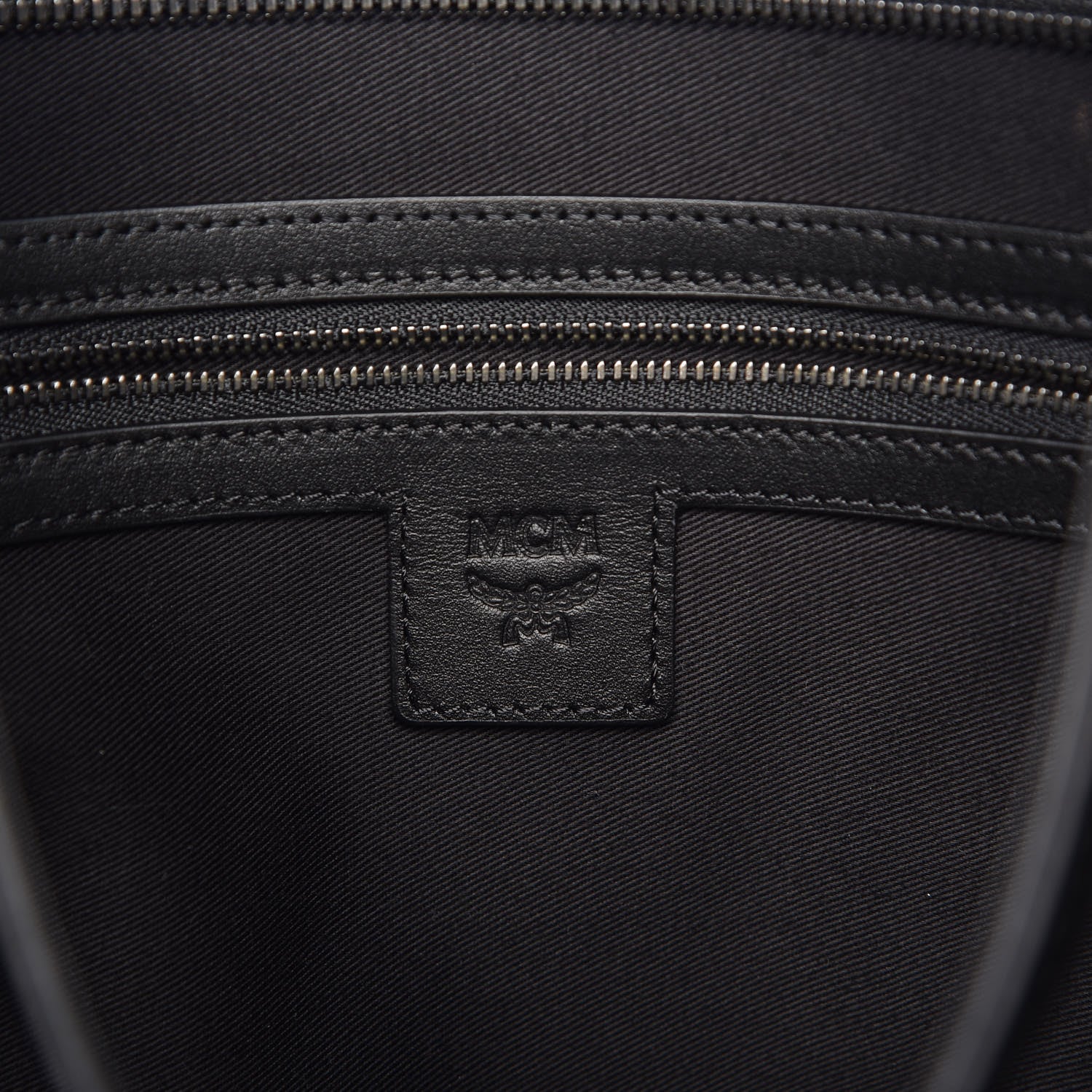 MCM Visetos Spektrum Medium Anya Shopper Tote Black 8 of 11