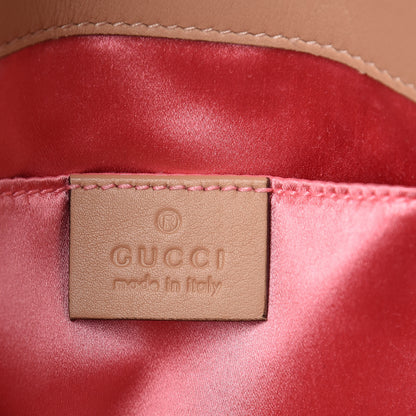 Gucci Metallic Calfskin Matelasse Studded Mini Pearly GG Marmont Shoulder Bag Gold 7 of 11