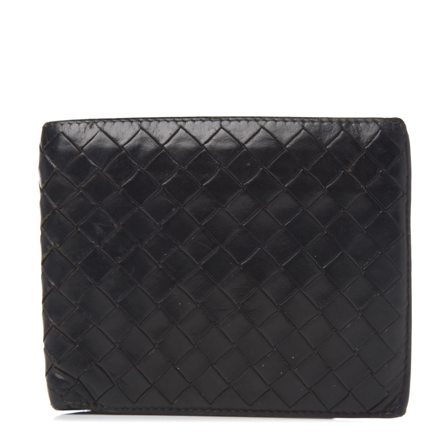 Bottega Veneta Nappa Intrecciato Bi-Fold Wallet Ebano 1 of 7