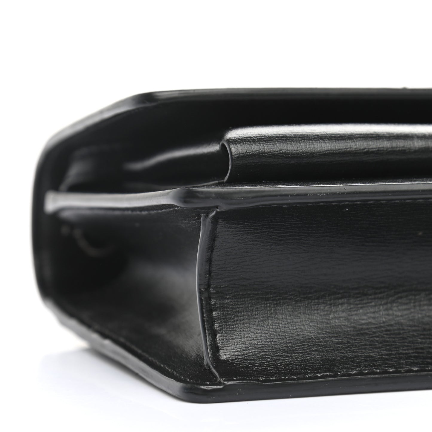 Calfskin Monogram Sunset Chain Wallet Black