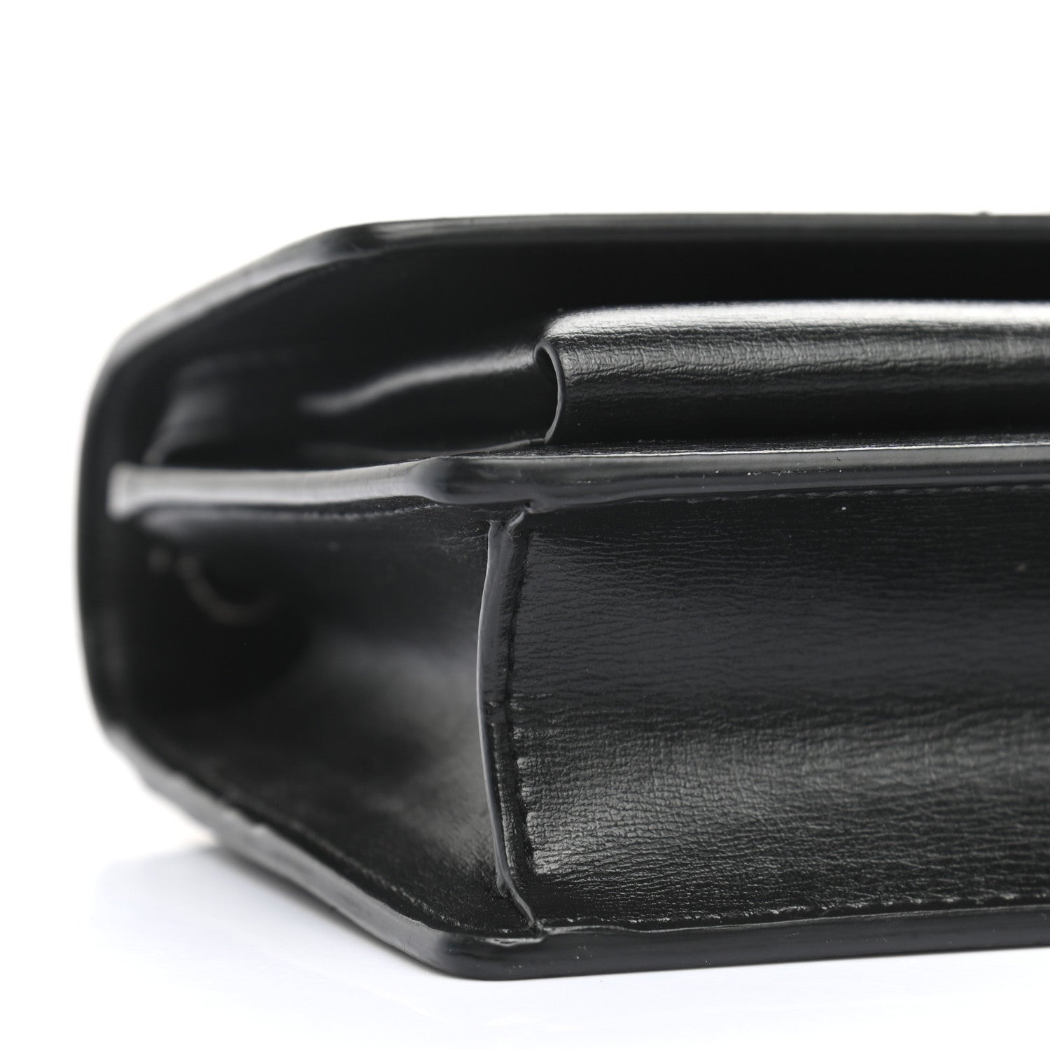 Saint Laurent Calfskin Monogram Sunset Chain Wallet Black 8 of 12