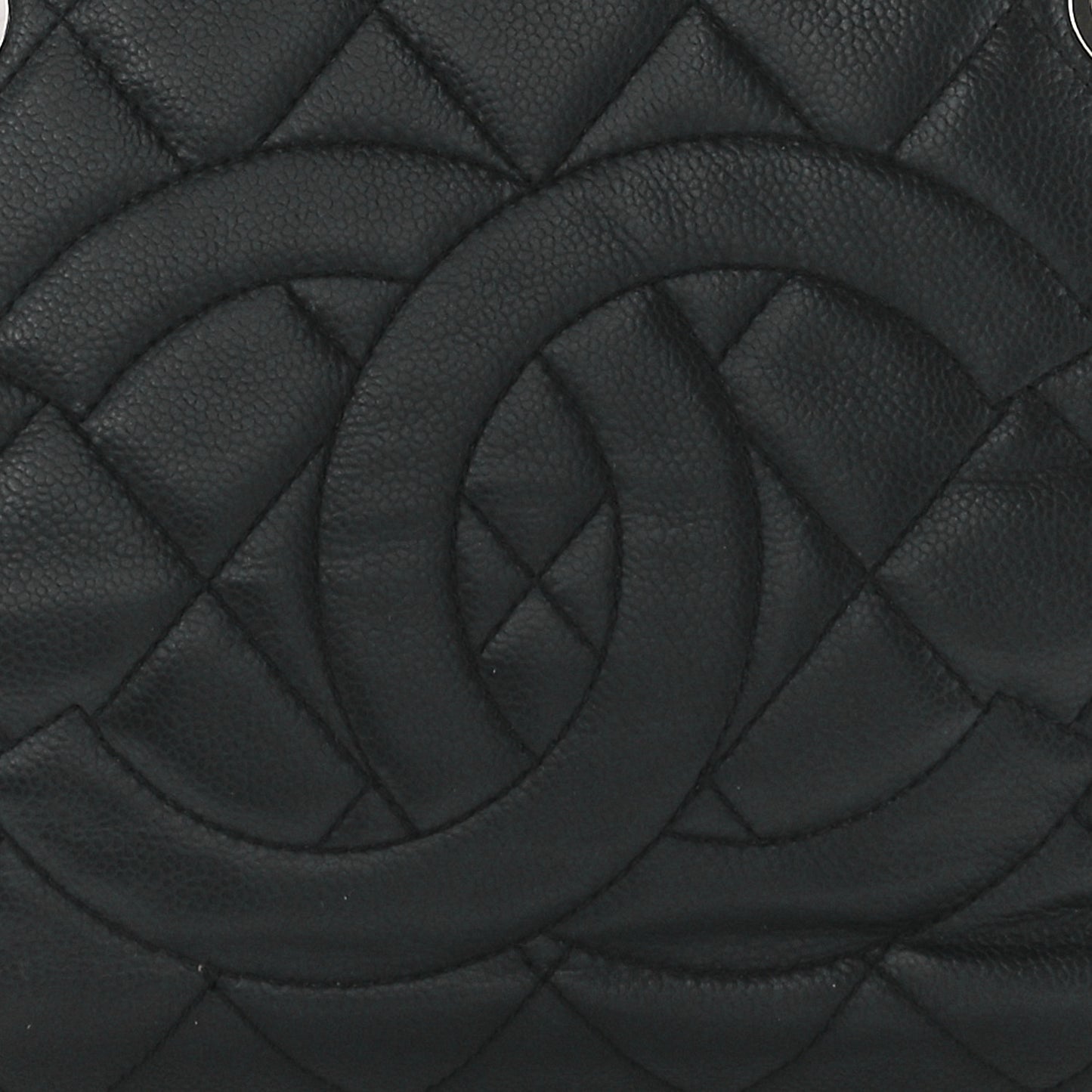 Caviar Quilted Timeless CC Soft Tote Black