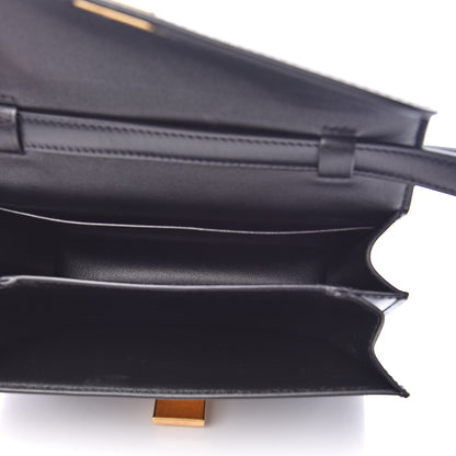 Celine Box Calfskin Teen Classic Box Flap Bag Black 5 of 8