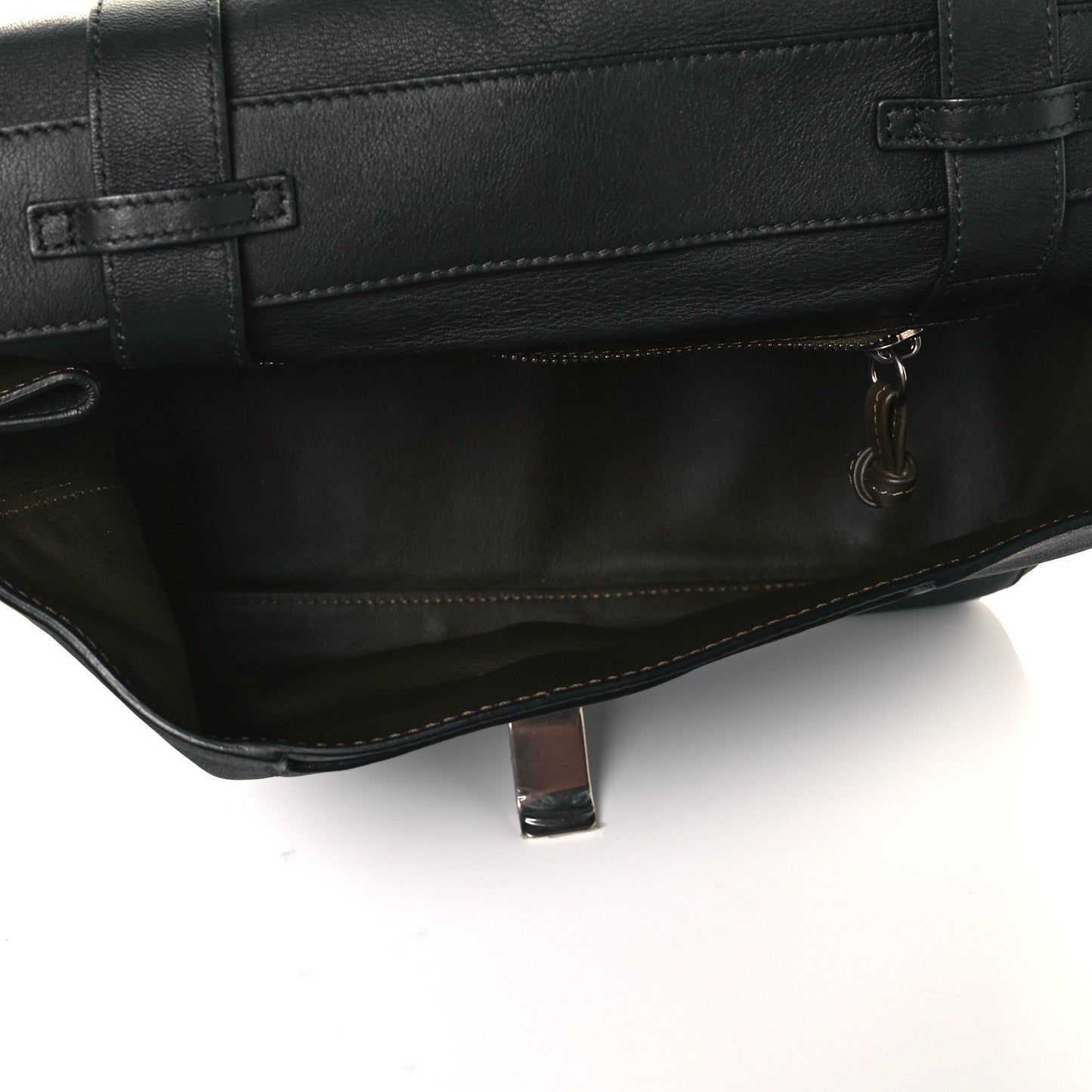 Calfskin Large PS Courier Black