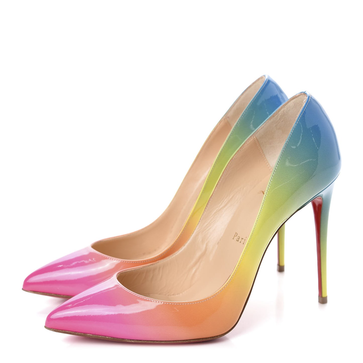 Patent Sunrise Pigalle Follies 100 Pumps 38.5 Multicolor