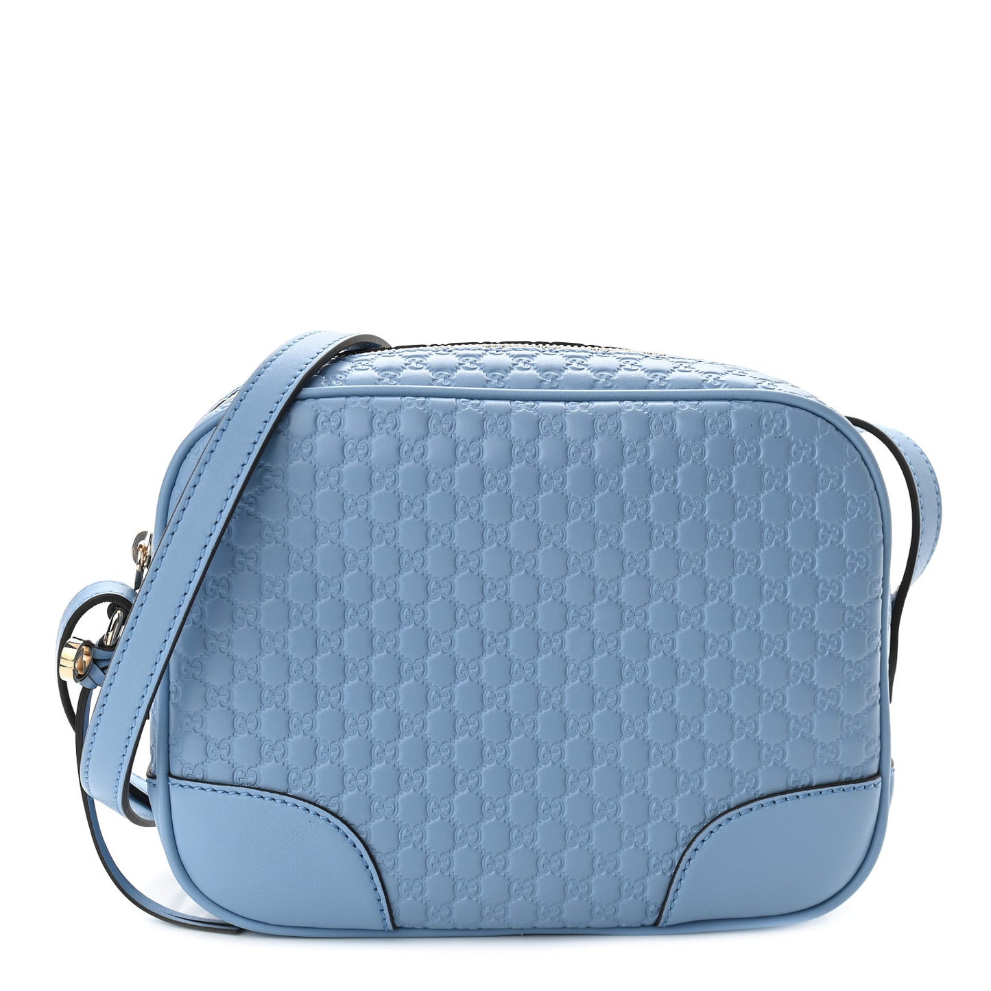 Microguccissima Mini Bree Messenger Bag Mineral Blue