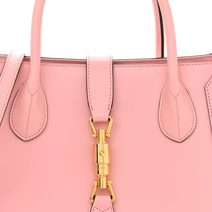 Gucci Boarded Plutone Calfskin Medium Jackie 1961 Tote Wild Rose 8 of 11