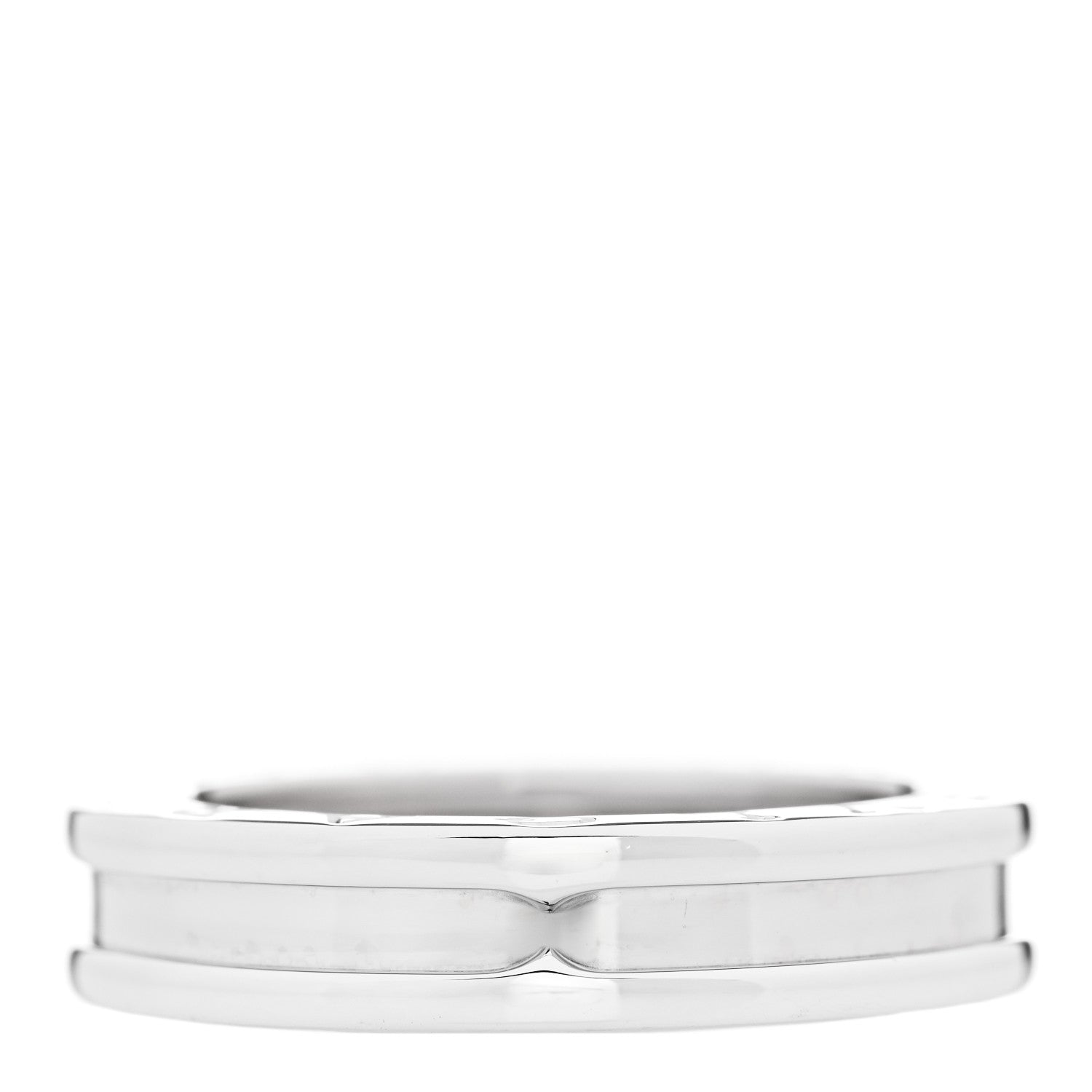 Bulgari 18K White Gold B.Zero1 One-Band Ring 53 6.5 3 of 4