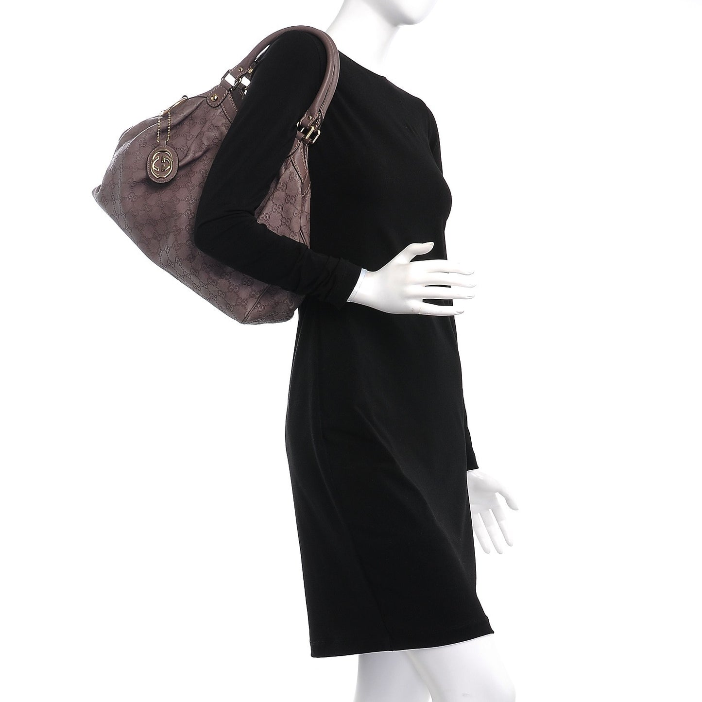 Guccissima Signature Medium Sukey Tote New Mauve