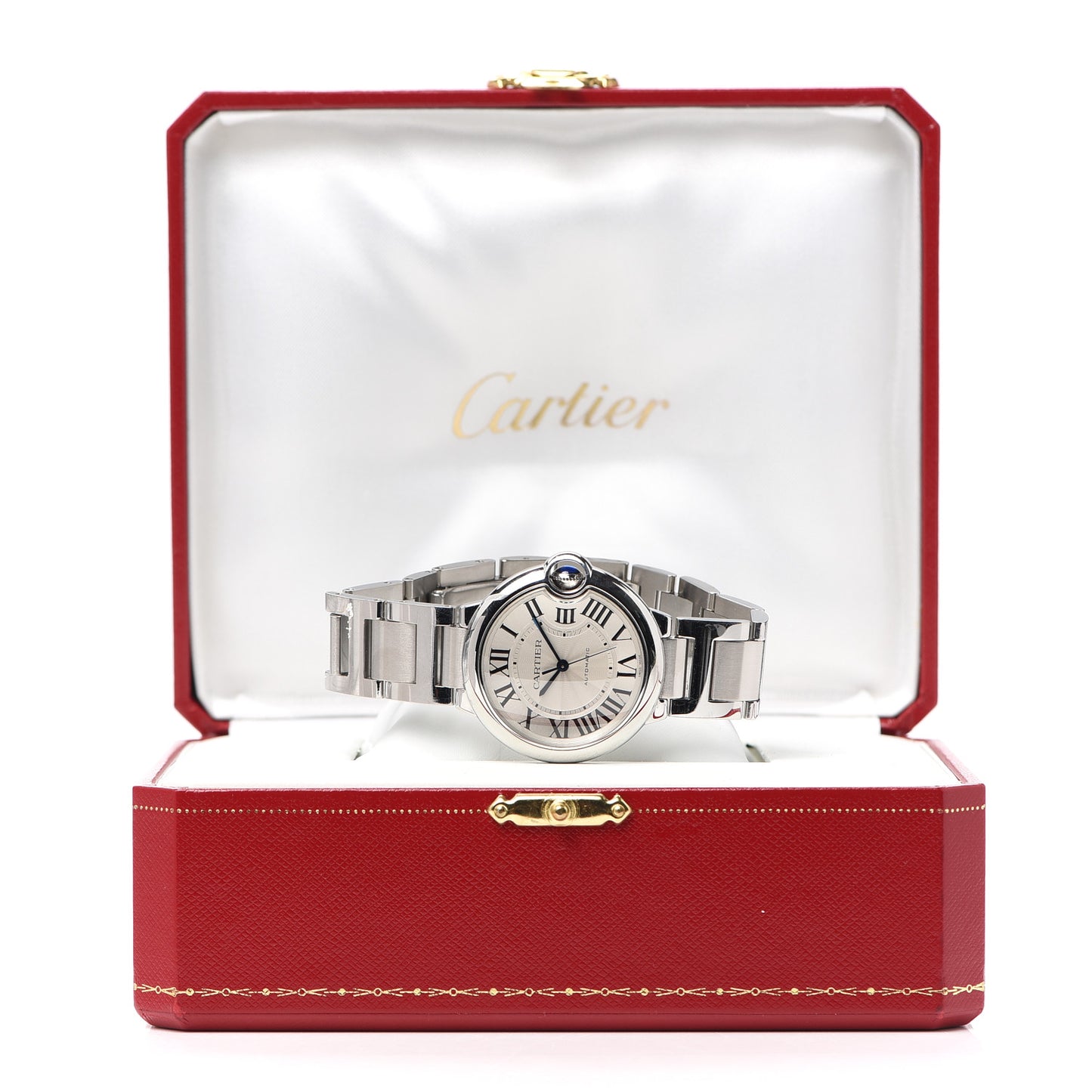 Stainless Steel 33mm Ballon Bleu De Cartier Automatic Watch