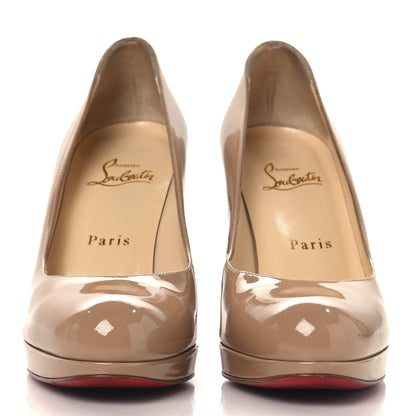 Christian Louboutin Patent New Simple 100 Pumps 37 Nude 3 of 9