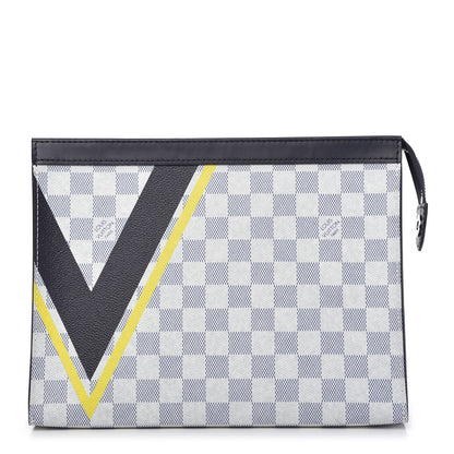 Louis Vuitton Damier Azur Latitude America's Cup Pochette Voyage MM Autres Toiles 1 of 11