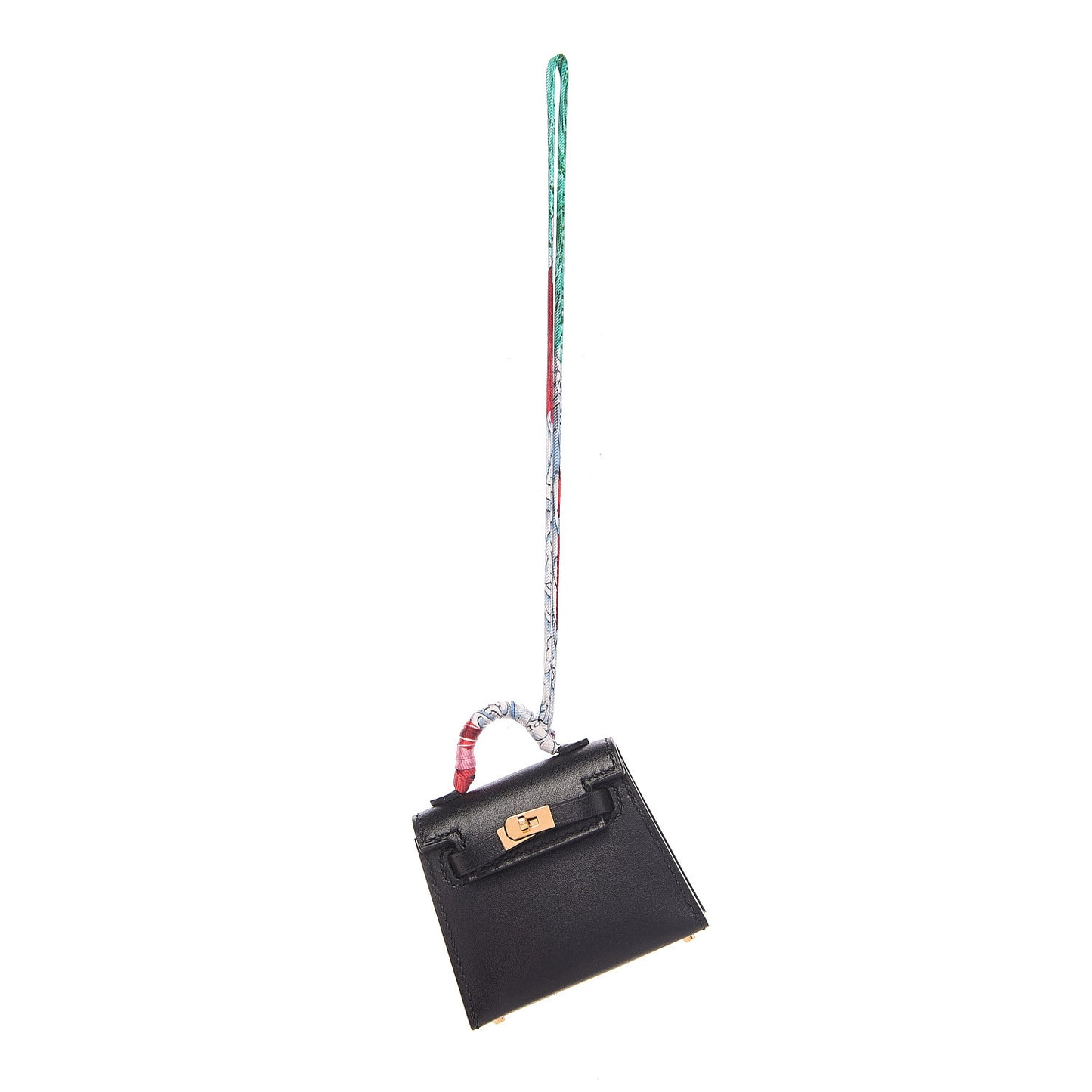 Box Mini Kelly Twilly Bag Charm Black