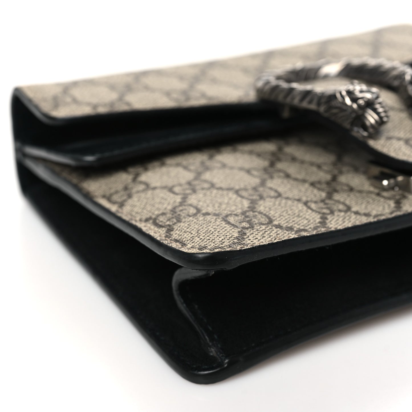 GG Supreme Monogram Mini Dionysus Shoulder Bag Black