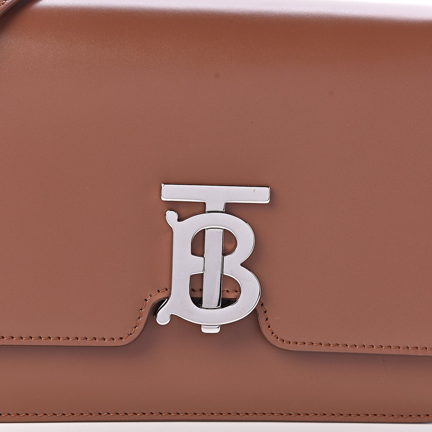 Calfskin Small TB Bag Malt Brown