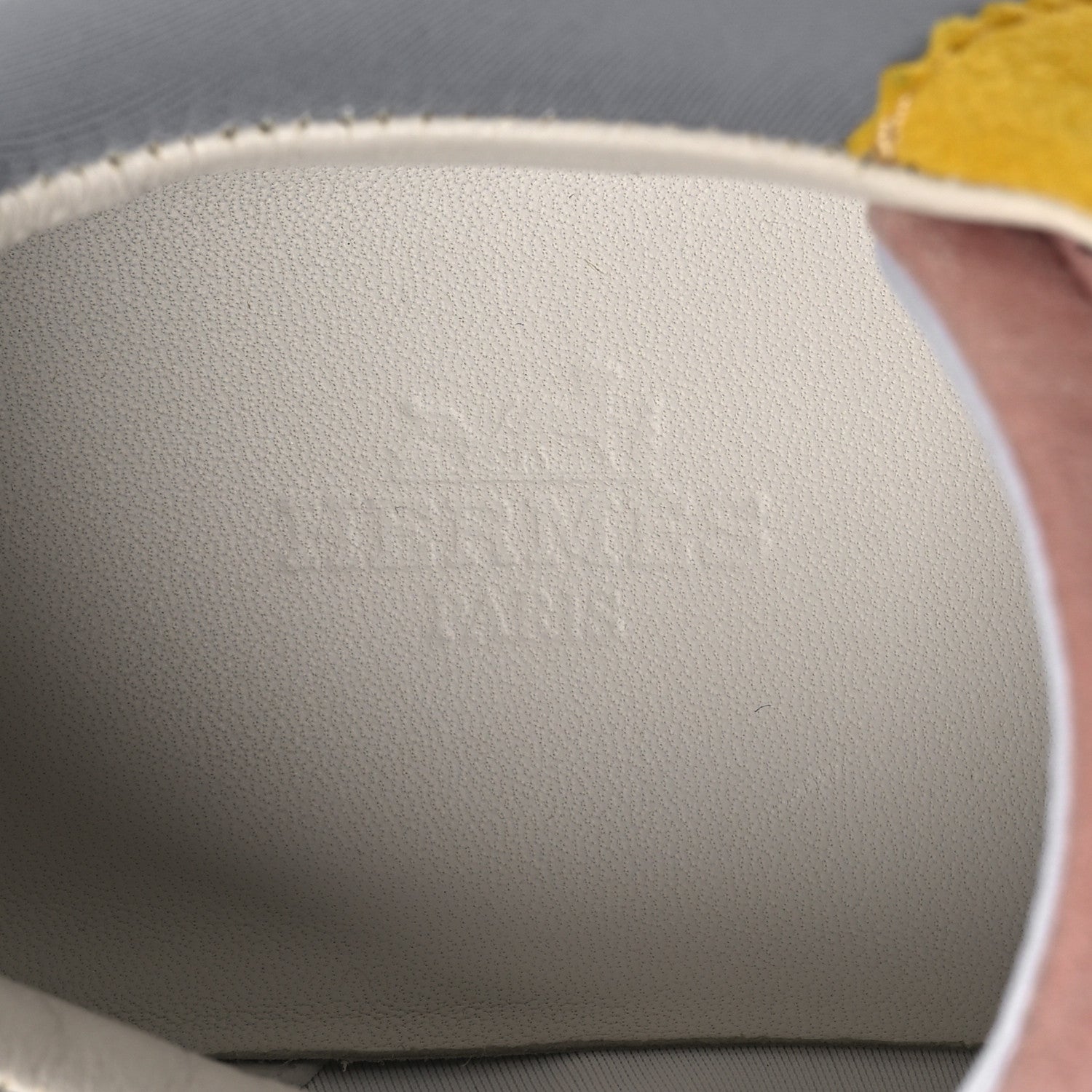 Hermes Technical Canvas Suede Goatskin Bouncing Sneakers 36 Gris Multicolor 9 of 15