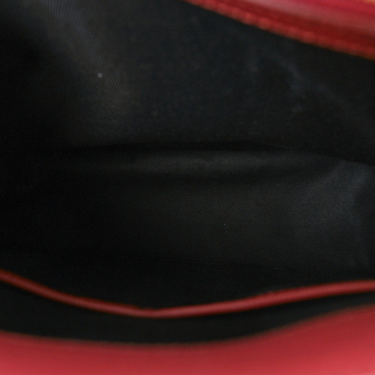 Burberry Grainy Calfskin House Check Small Banner Tote Mahogany Red 6 of 9