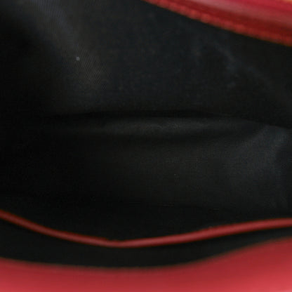Burberry Grainy Calfskin House Check Small Banner Tote Mahogany Red 6 of 9