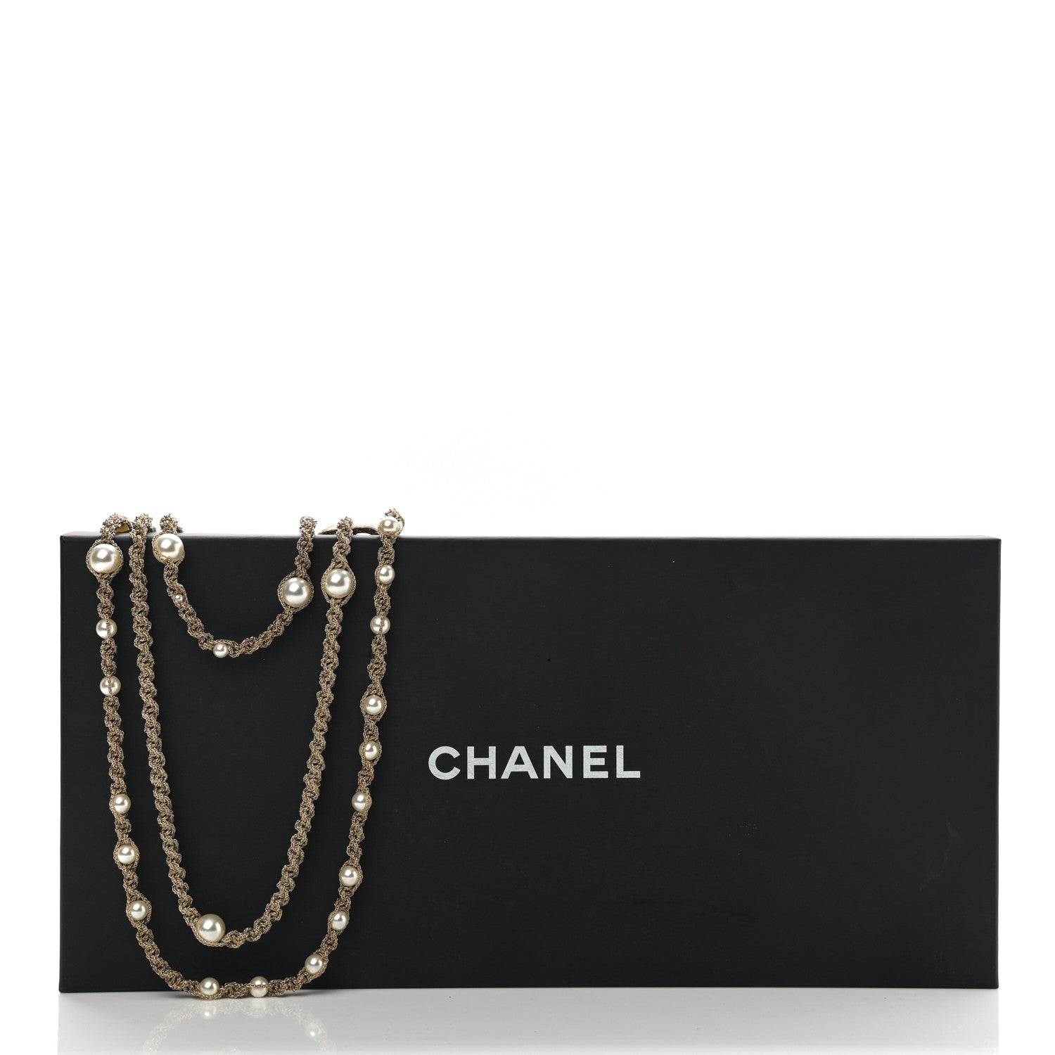 Chanel Pearl CC Chain Multi Strand Necklace Gold 7 of 7