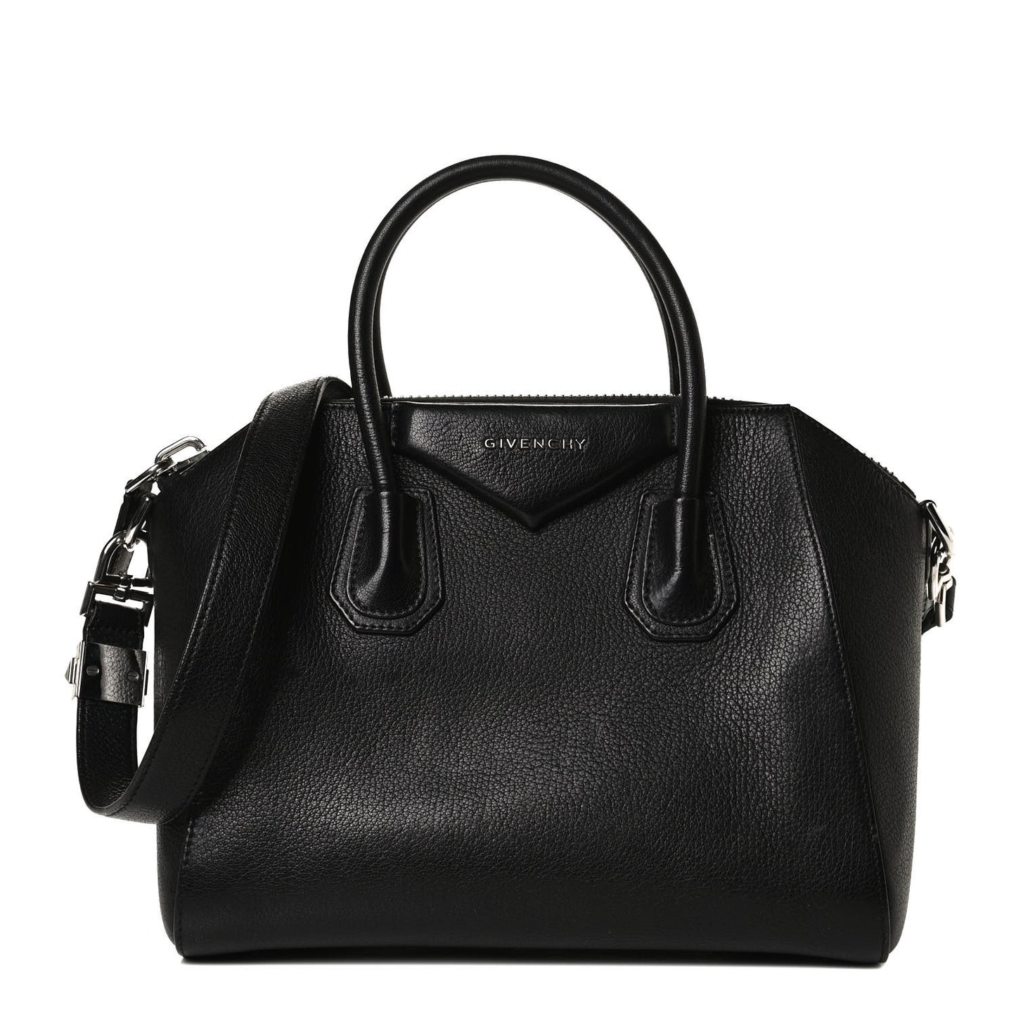 Sugar Goatskin Small Antigona Black