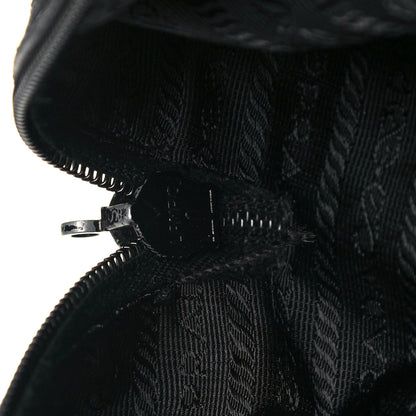 Prada Tessuto Nylon Saffiano Duffle Black 12 of 26