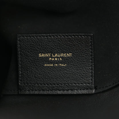 Saint Laurent Calfskin Toy Shopping Tote Black 6 of 10