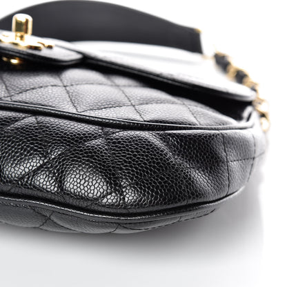 Chanel Caviar Quilted Flap Shoulder Bag Black 6 of 14