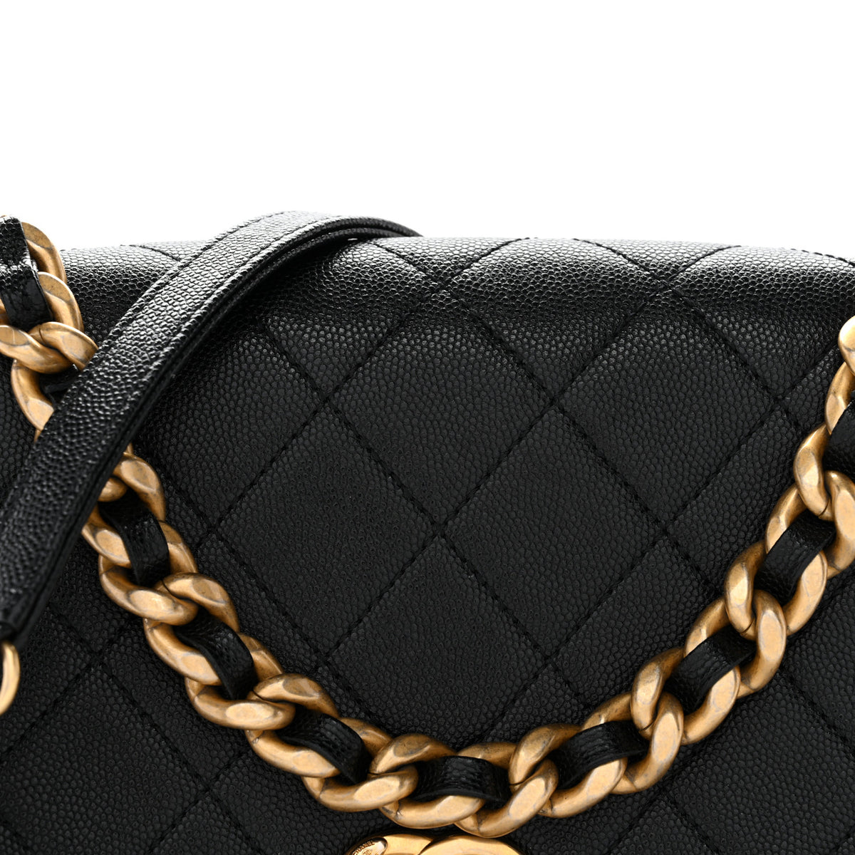 Chanel Caviar Quilted Small Fashion Therapy Flap Bag Black 1843183 