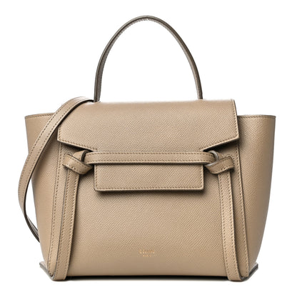 Celine Grained Calfskin Nano Belt Bag Light Taupe 1 of 17