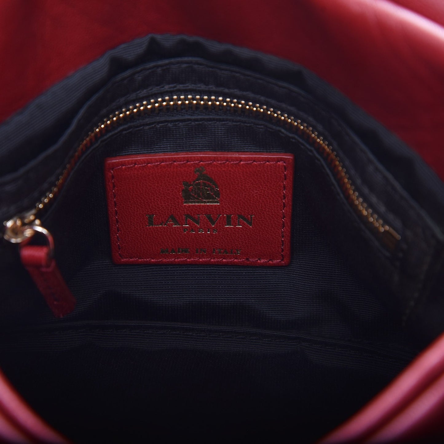 Lambskin Mini Sugar Flap Shoulder Bag Red