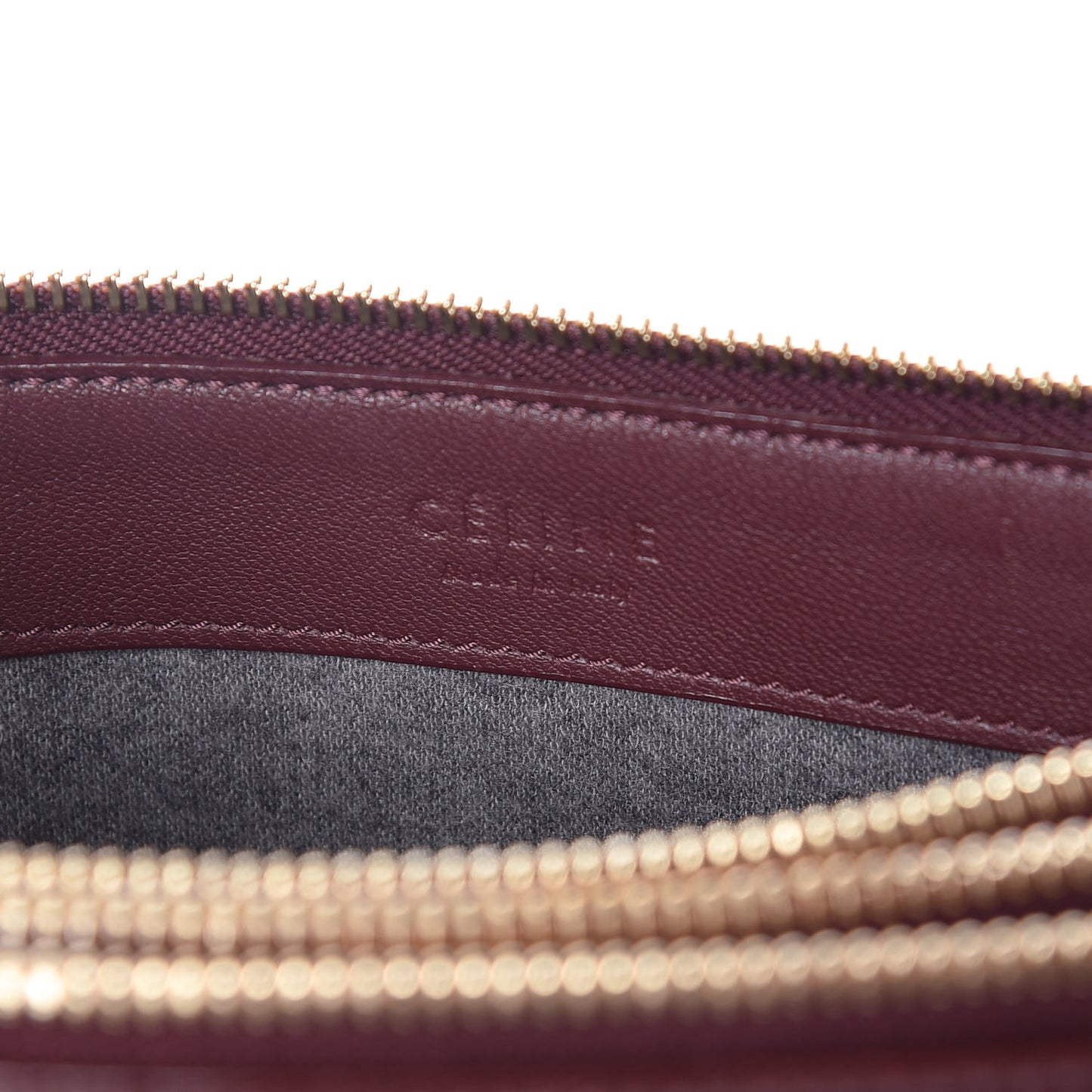 Lambskin Large Trio Crossbody Bag Burgundy
