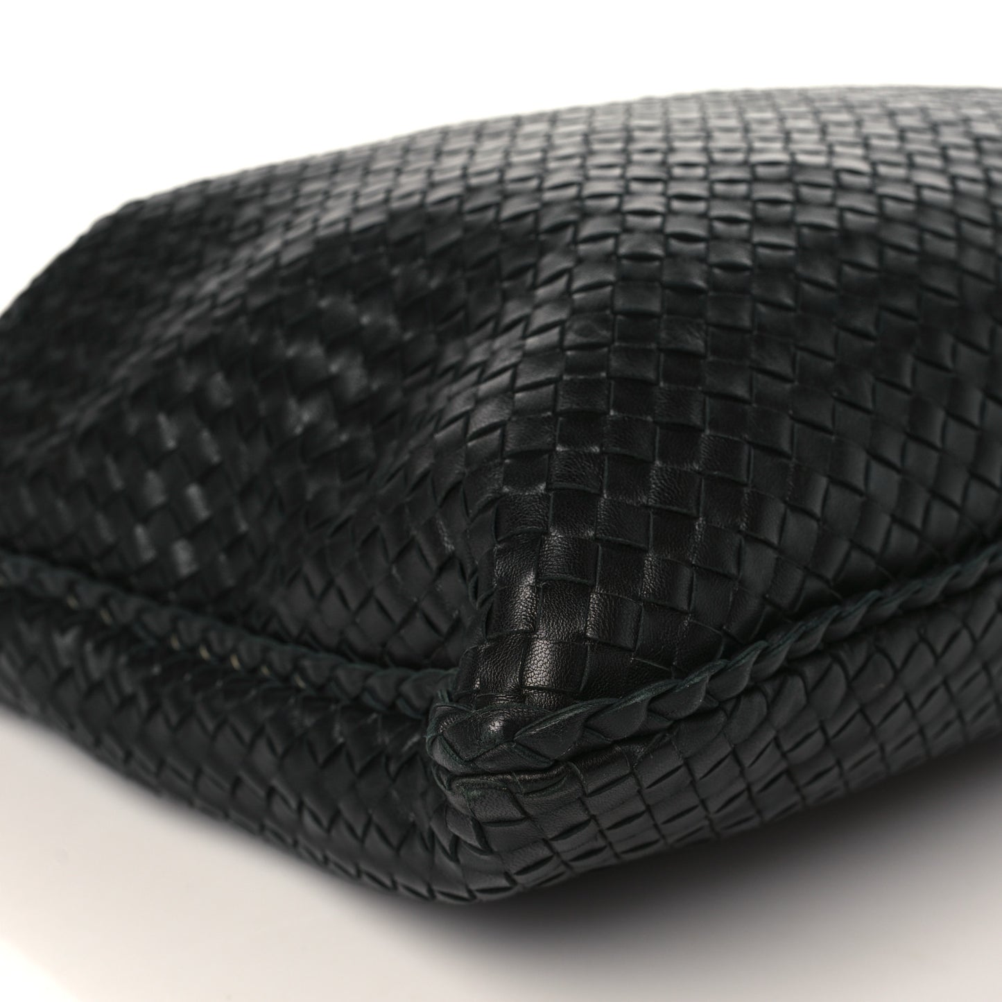 Nappa Intrecciato Large Veneta Hobo Black
