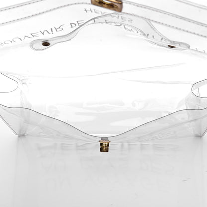 Hermes Vinyl Souvenir De L'Exposition Kelly Transparent 5 of 21