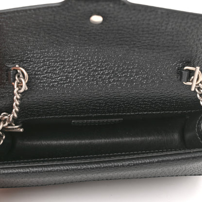 Gucci Jacquard Black Denim GG Monogram Super Mini Dionysus Shoulder Bag Black Ivory 5 of 9