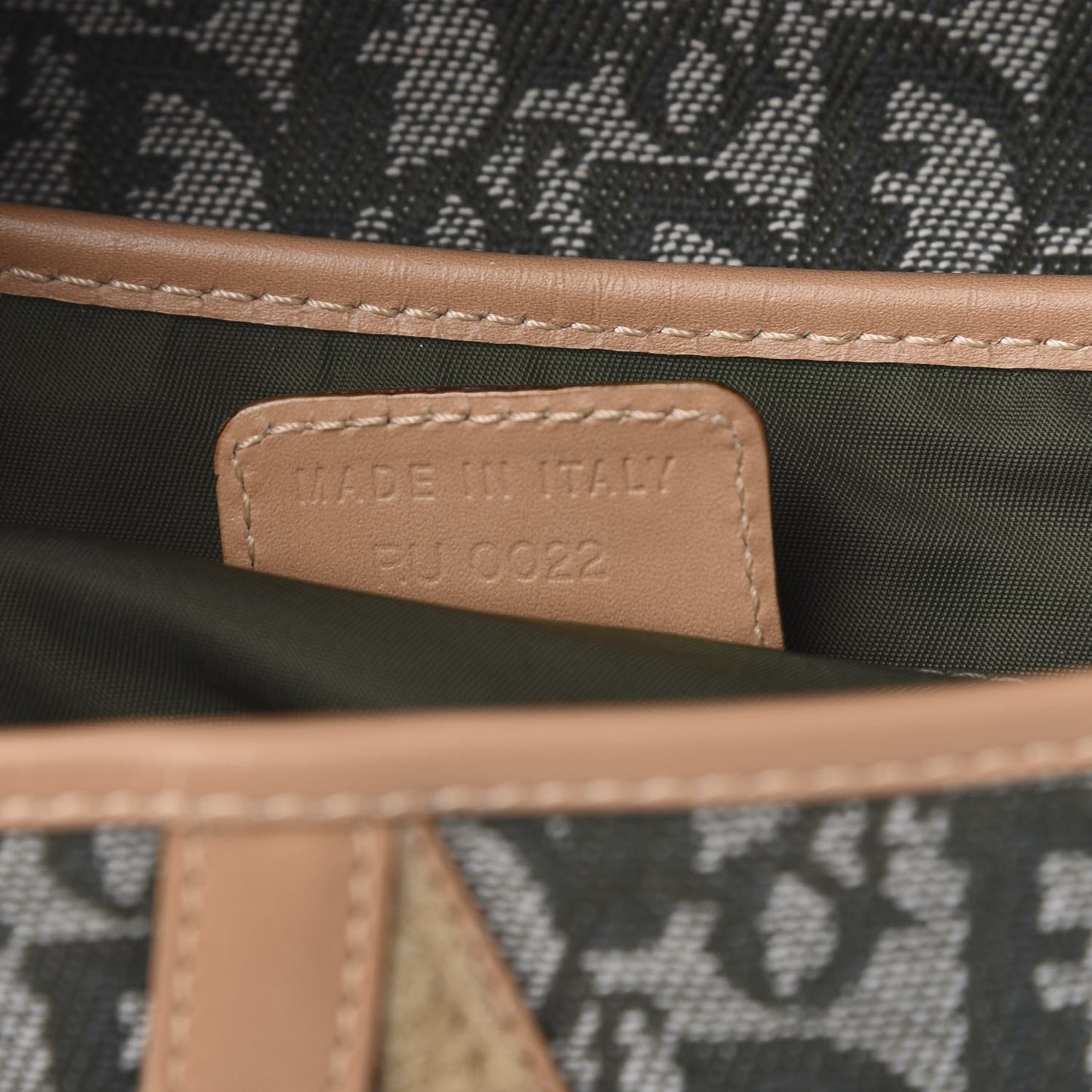 Monogram Double Saddle Bag Green