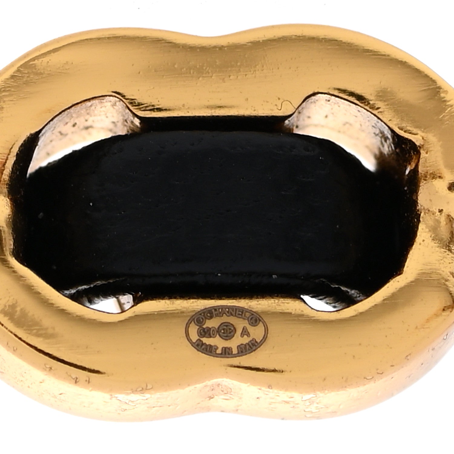 Chanel Lambskin More Is More Cuff Bracelet Black Gold 4 of 5
