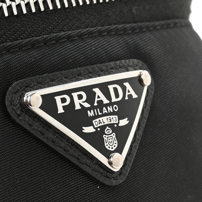 Prada Tessuto Nylon Wrist Pouch Black 6 of 8