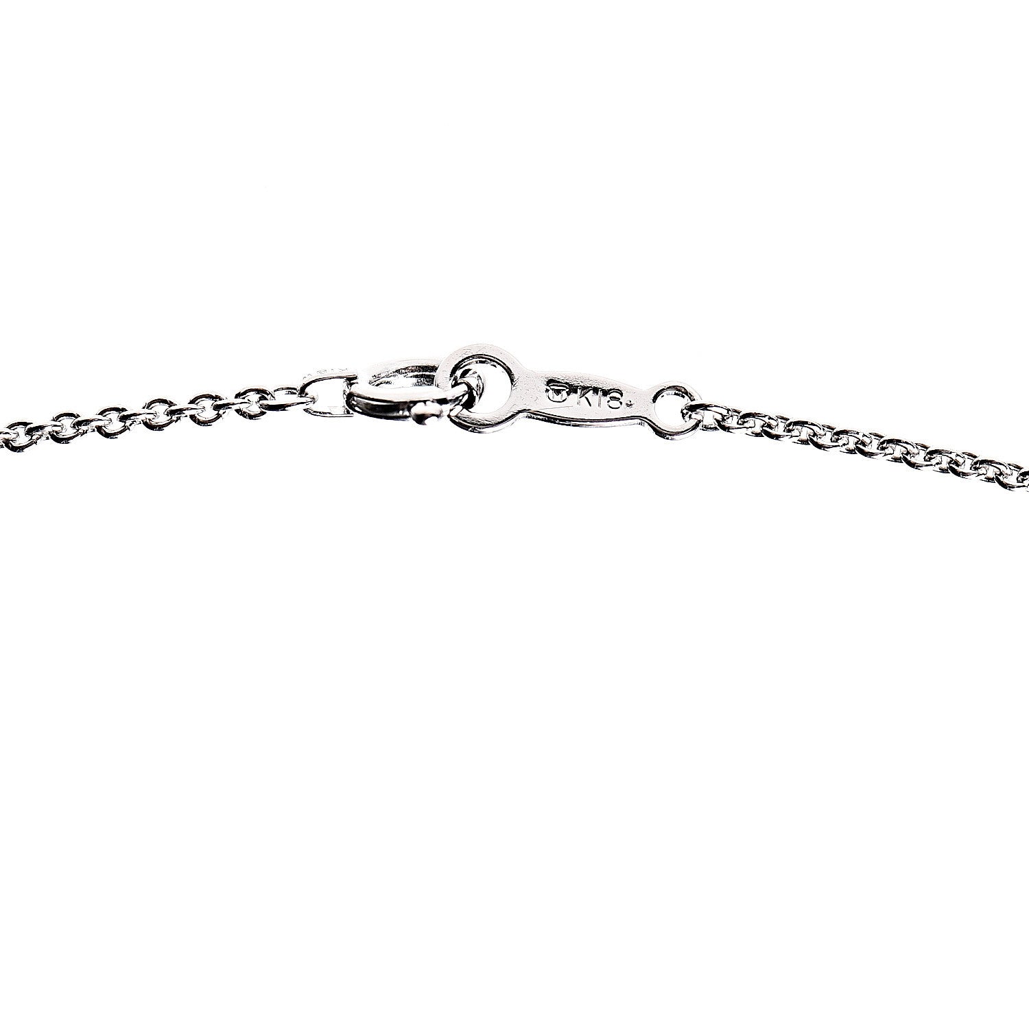 Mikimoto 18K White Gold Diamond Akoya Pearl Drop Pendant Necklace 3 of 3