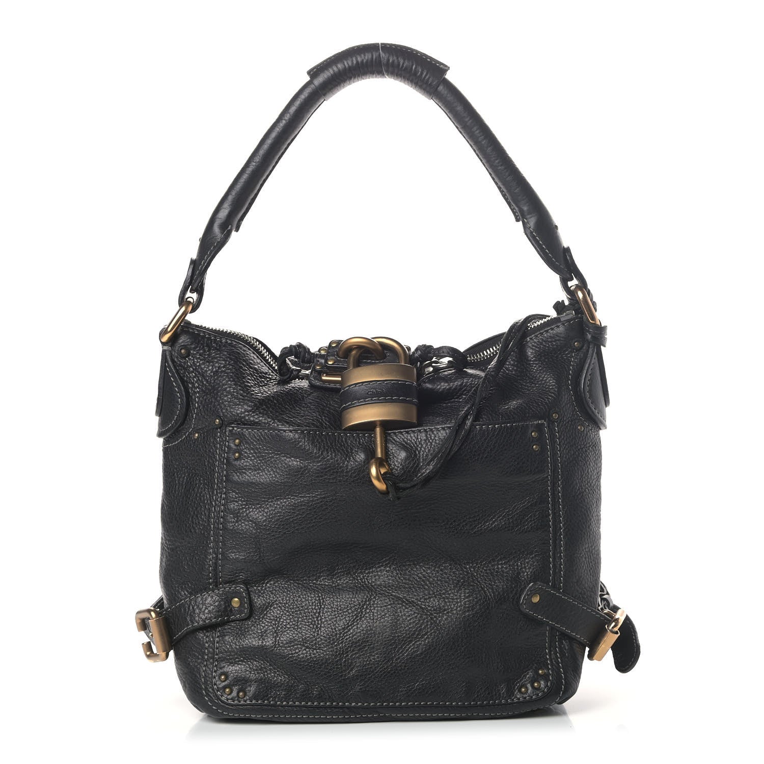 Chloe Calfskin Paddington Hobo Black 1 of 6