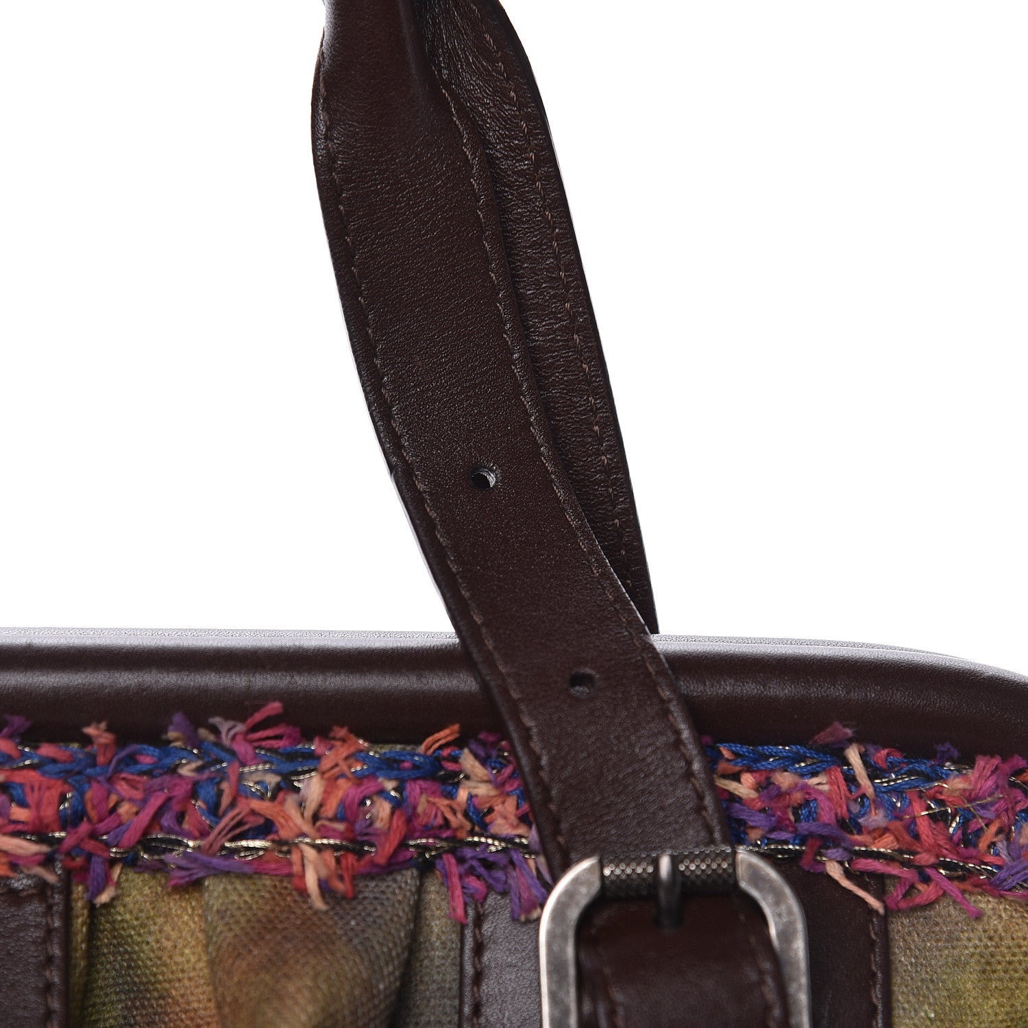 Chanel Washed Toile Graffiti On The Pavements Bowler Khaki Multicolor 13 of 19