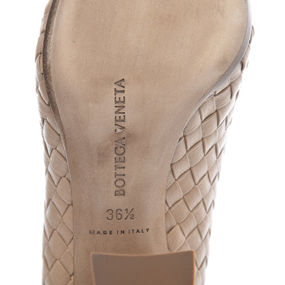 Bottega Veneta Nappa Intrecciato Almond Pumps 36.5 Cipria 8 of 8