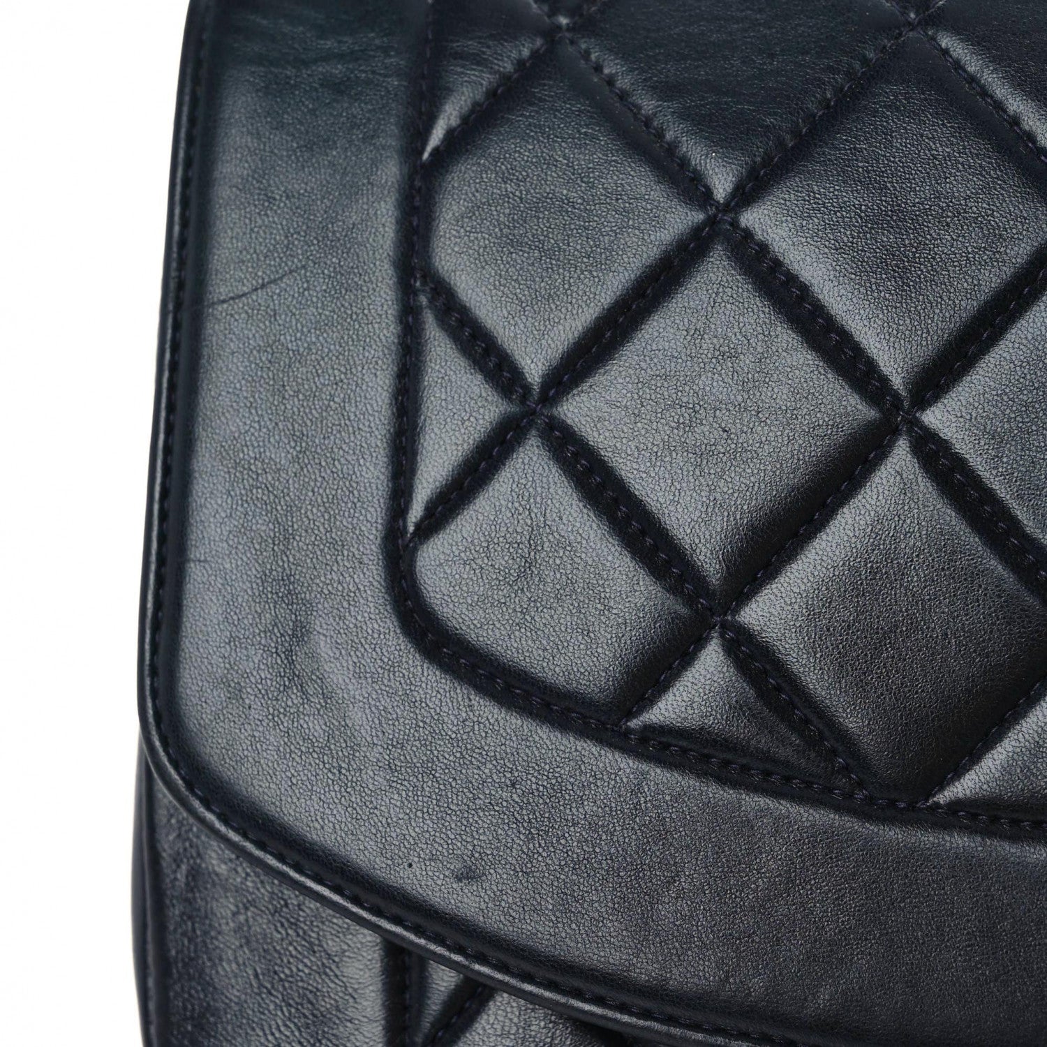 Chanel Lambskin Quilted Medium Single Flap Black 14 of 17