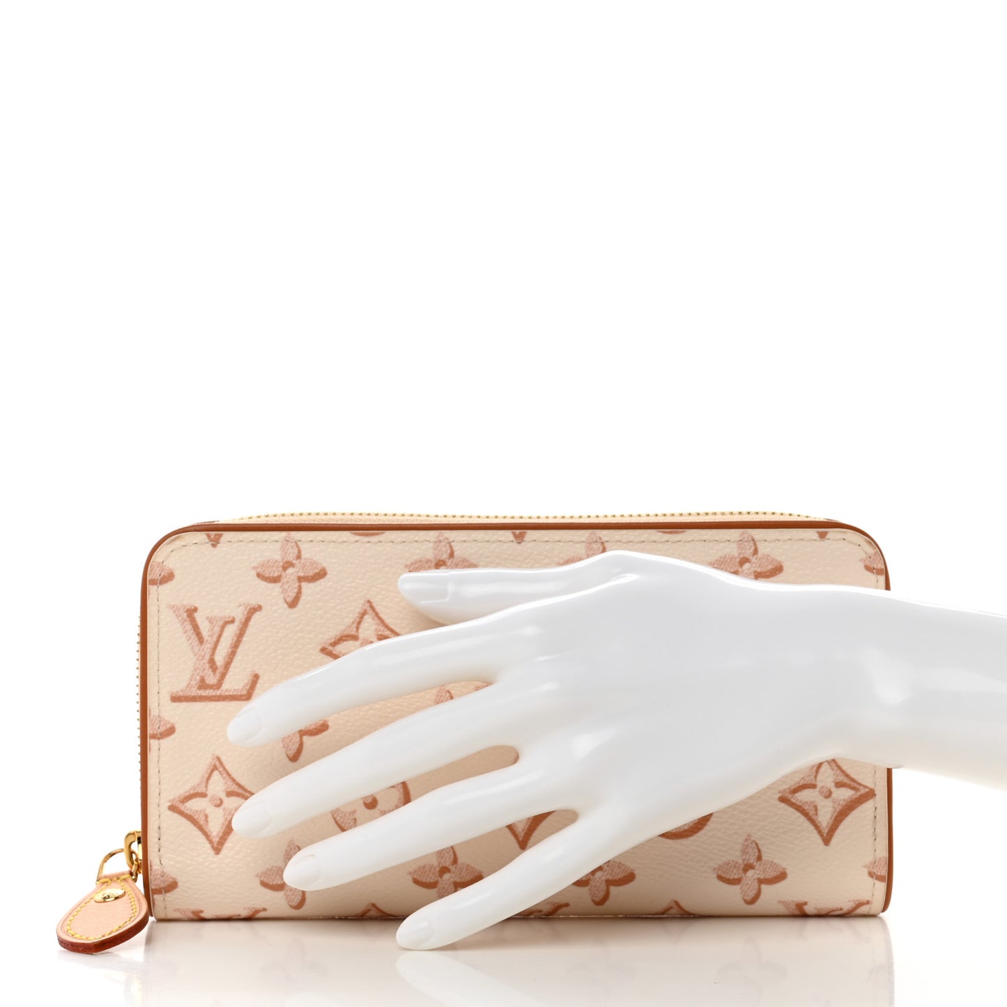 Monogram Fall For You Zippy Wallet Beige Clair