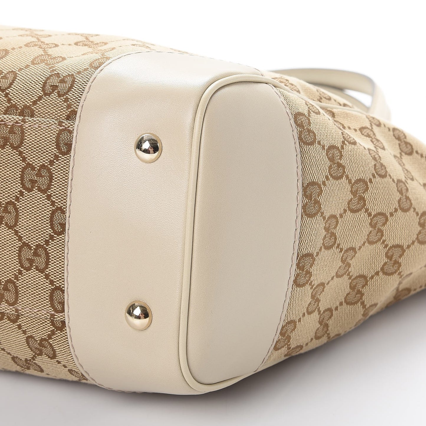 Monogram Web Medium Mayfair Tote Off White
