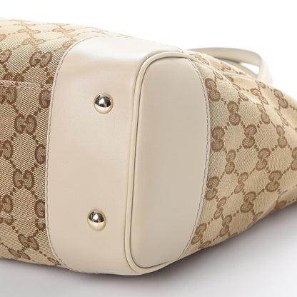 Gucci Monogram Web Medium Mayfair Tote Off White 9 of 9
